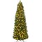 Best Choice Products Pre-Lit Artificial Scotch Pine Pencil Christmas Tree w/ LED Lights Metal Stand